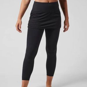 NWOT Athleta Navy Elation 2 in 1 7/8 Tight in Large Tall